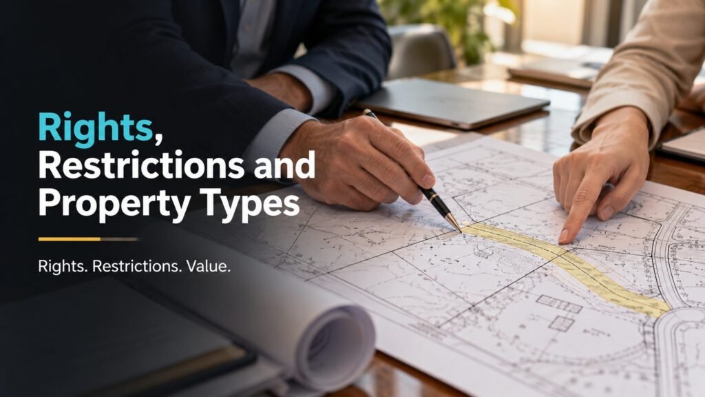 Rights, Restrictions and Property Types: The Legal Foundation of Market Value for Real Estate Agents